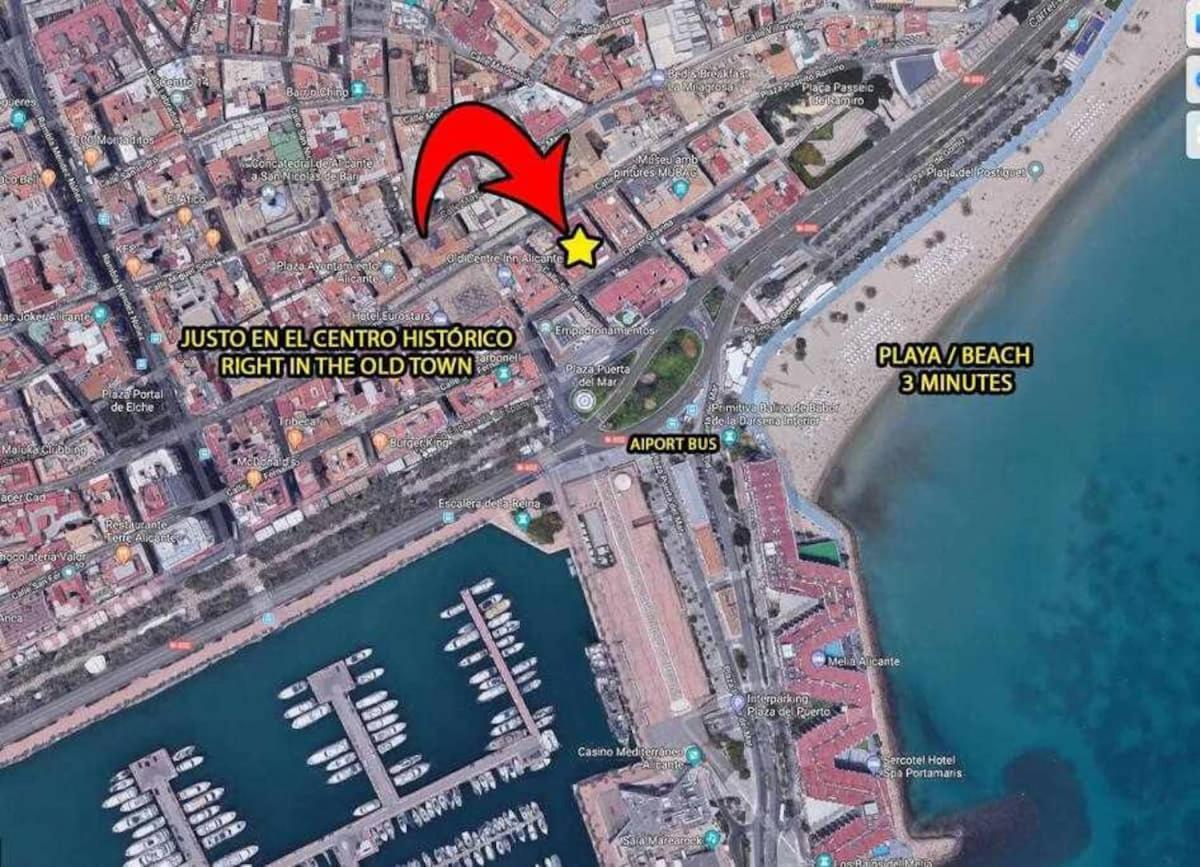 Apartment In Alicante Downtown/El Postiguet Beach Екстер'єр фото